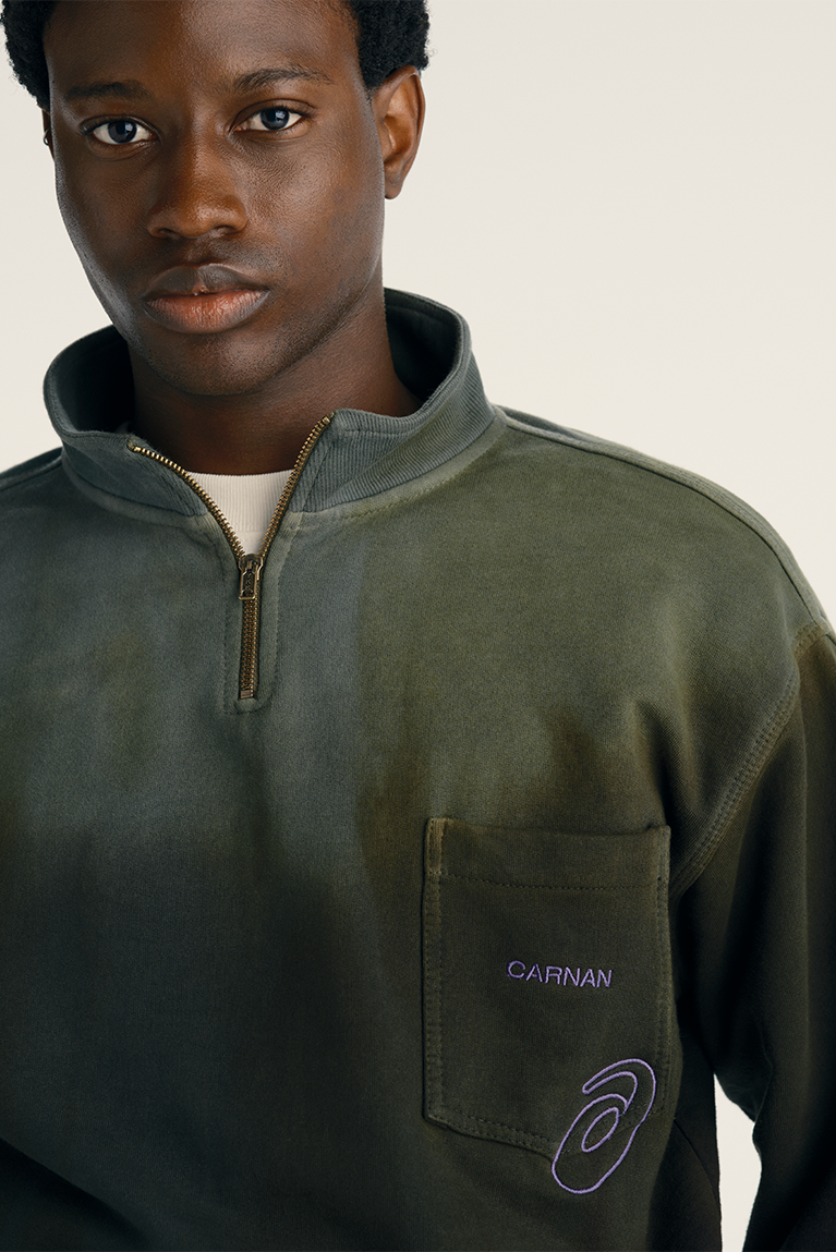 Carnan x Asics Tie Dye Half Zip