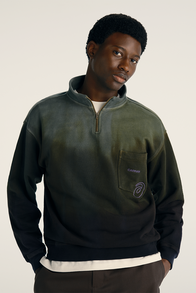 Carnan x Asics Tie Dye Half Zip