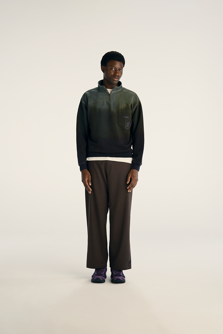 Carnan x Asics Tie Dye Half Zip - hover