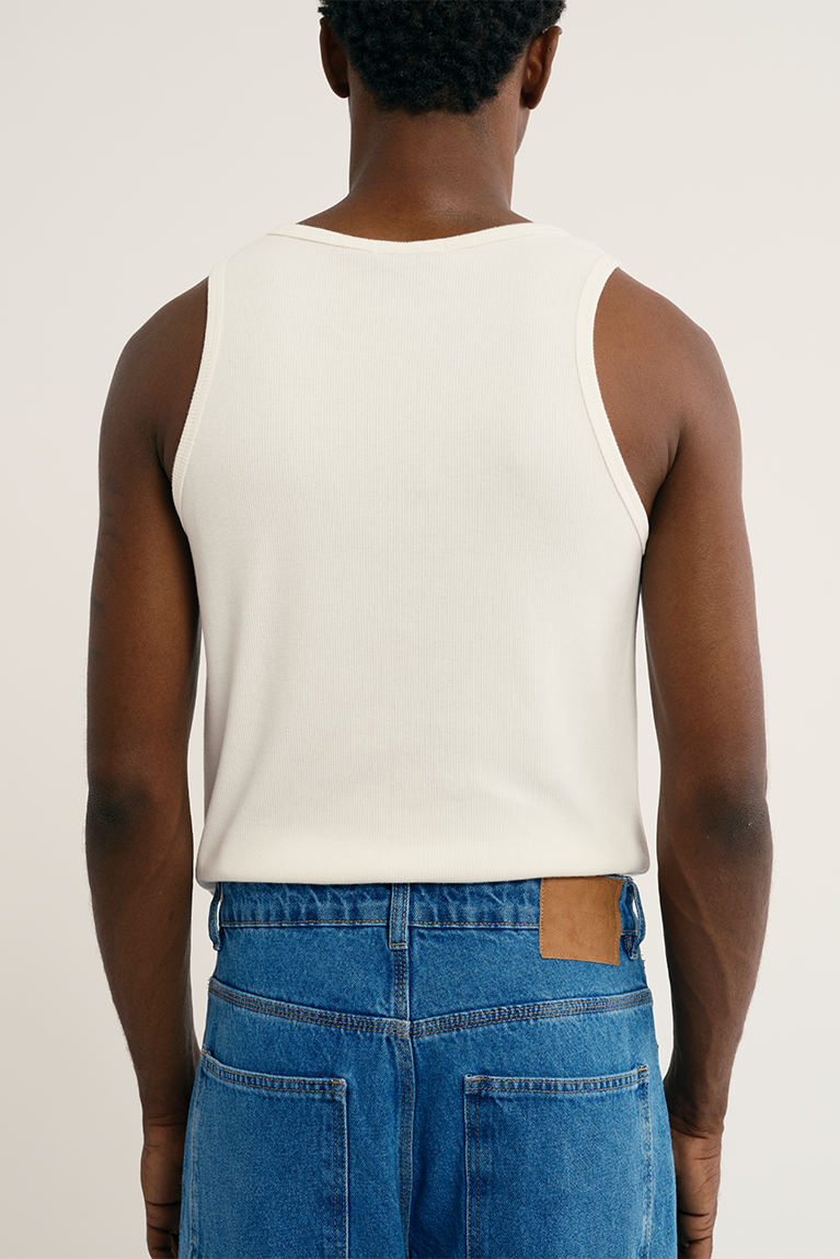 Standard Ribbed Tank Top - Off