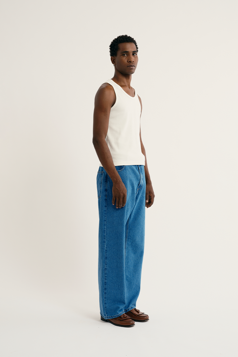Standard Ribbed Tank Top - Off