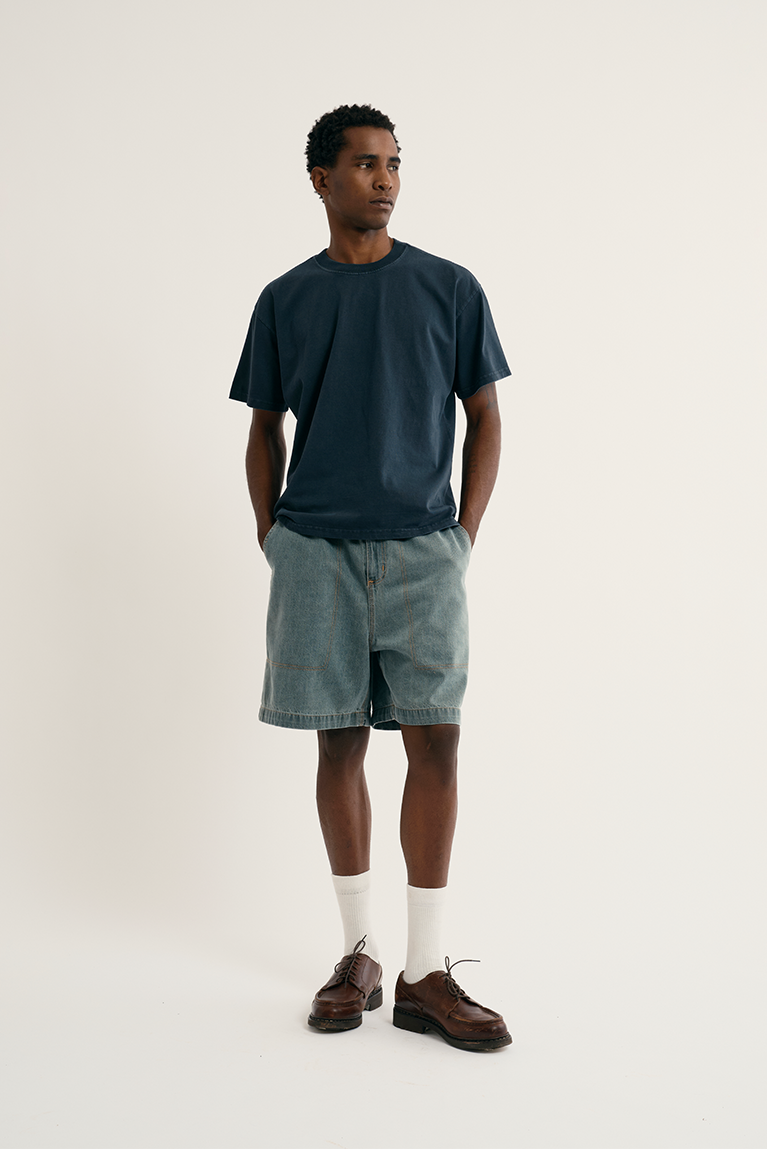 Standard Washed Denim Shorts