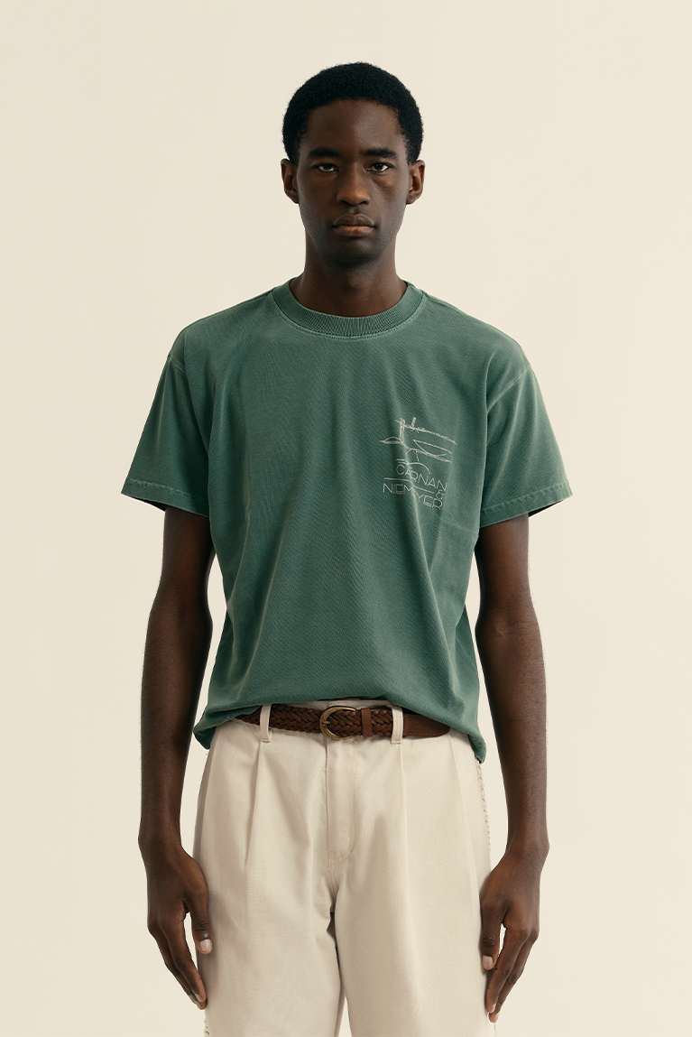 Sketches Boxy T-shirt - Green