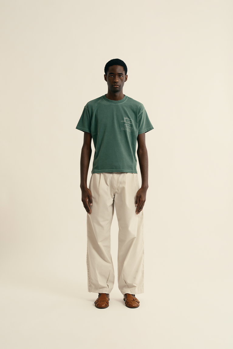 Sketches Boxy T-shirt - Green