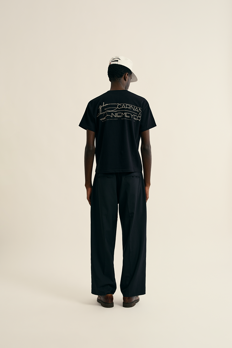 Sketches Boxy T-shirt - Black