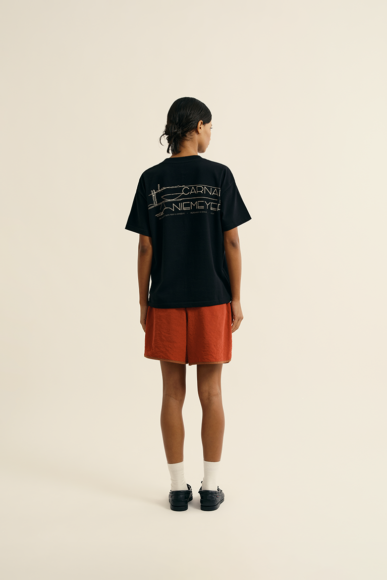 Sketches Boxy T-shirt - Black