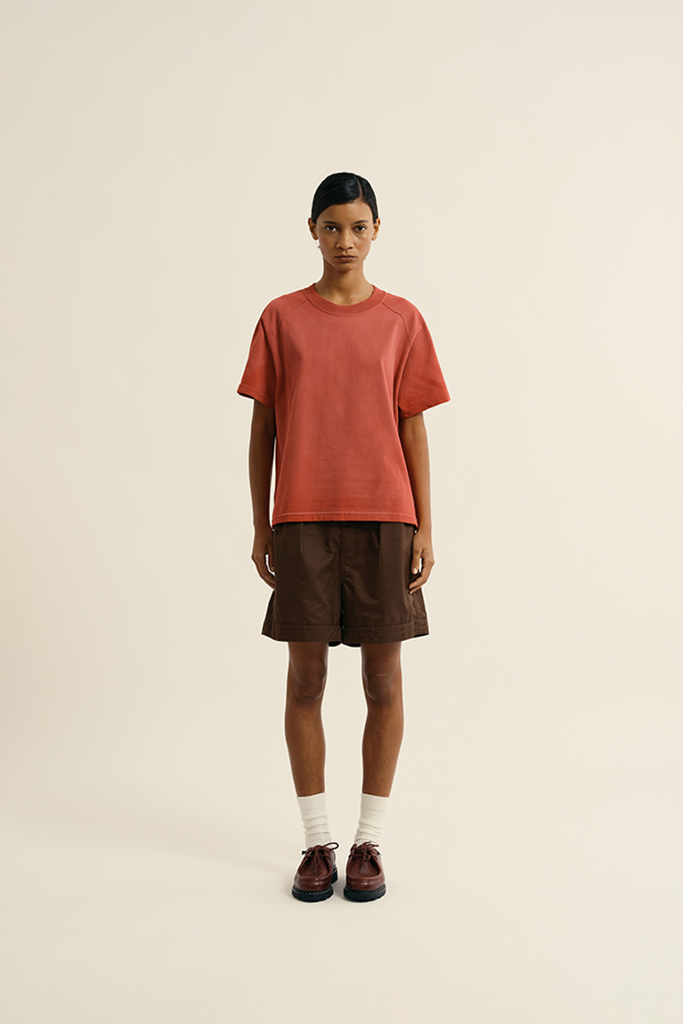 Raglan Label T-shirt - Red