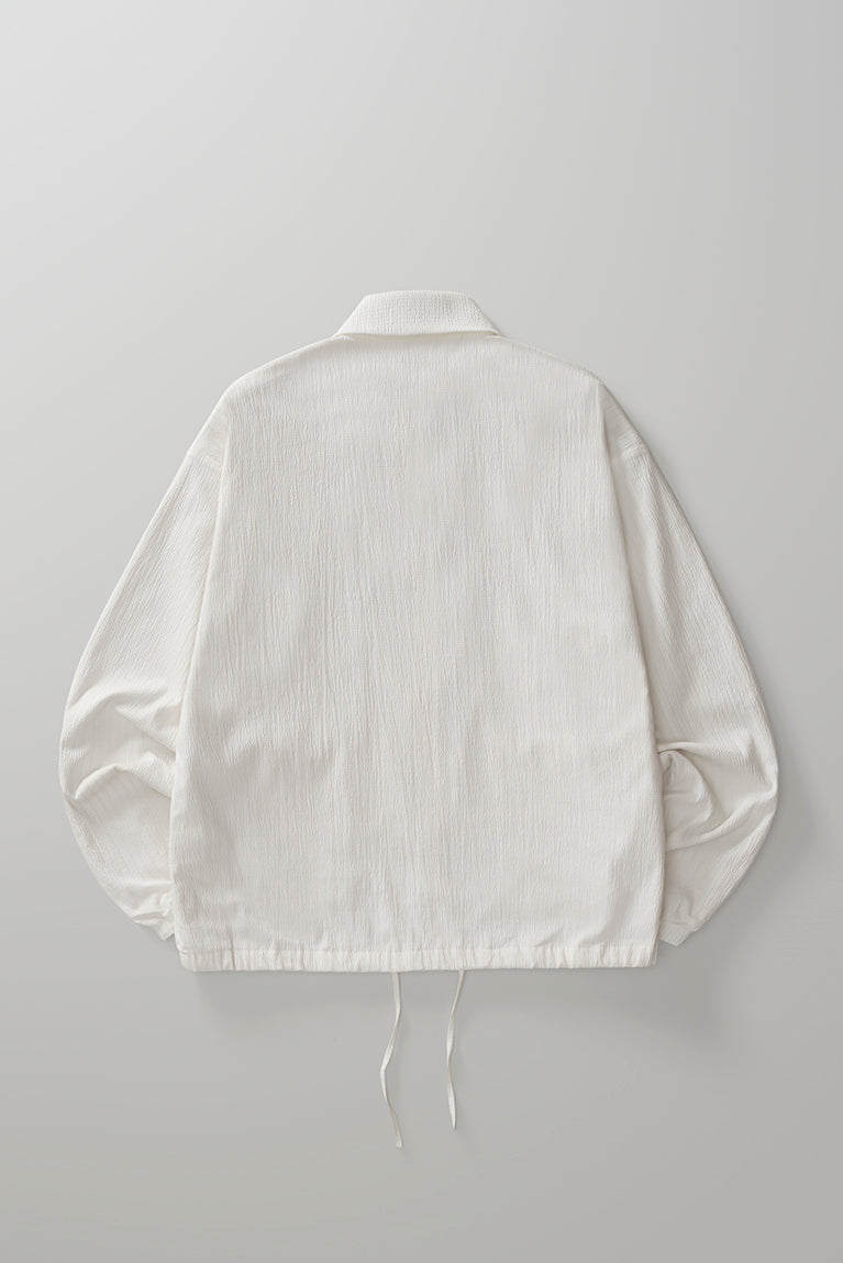 Seersucker Kaze Jacket - Off-white