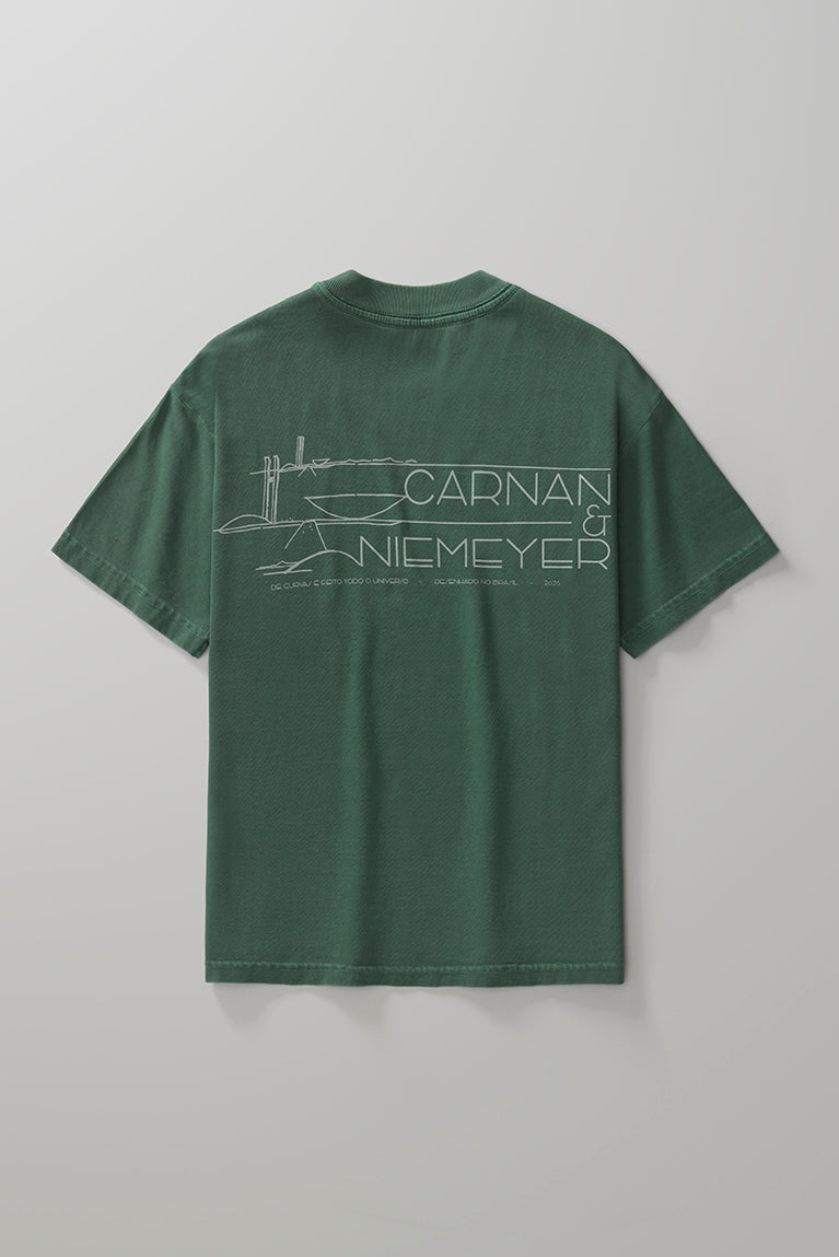 Sketches Boxy T-shirt - Green
