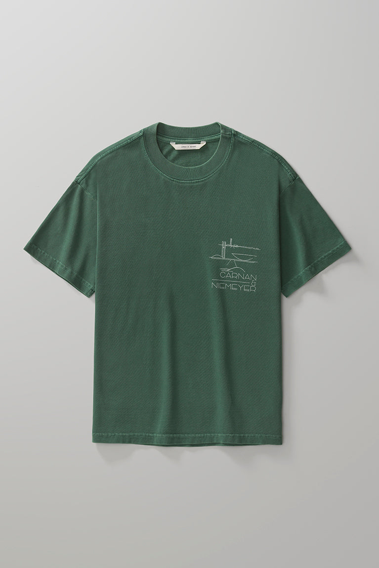 Sketches Boxy T-shirt - Green