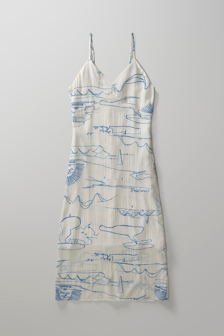 Sketches Slip Dress