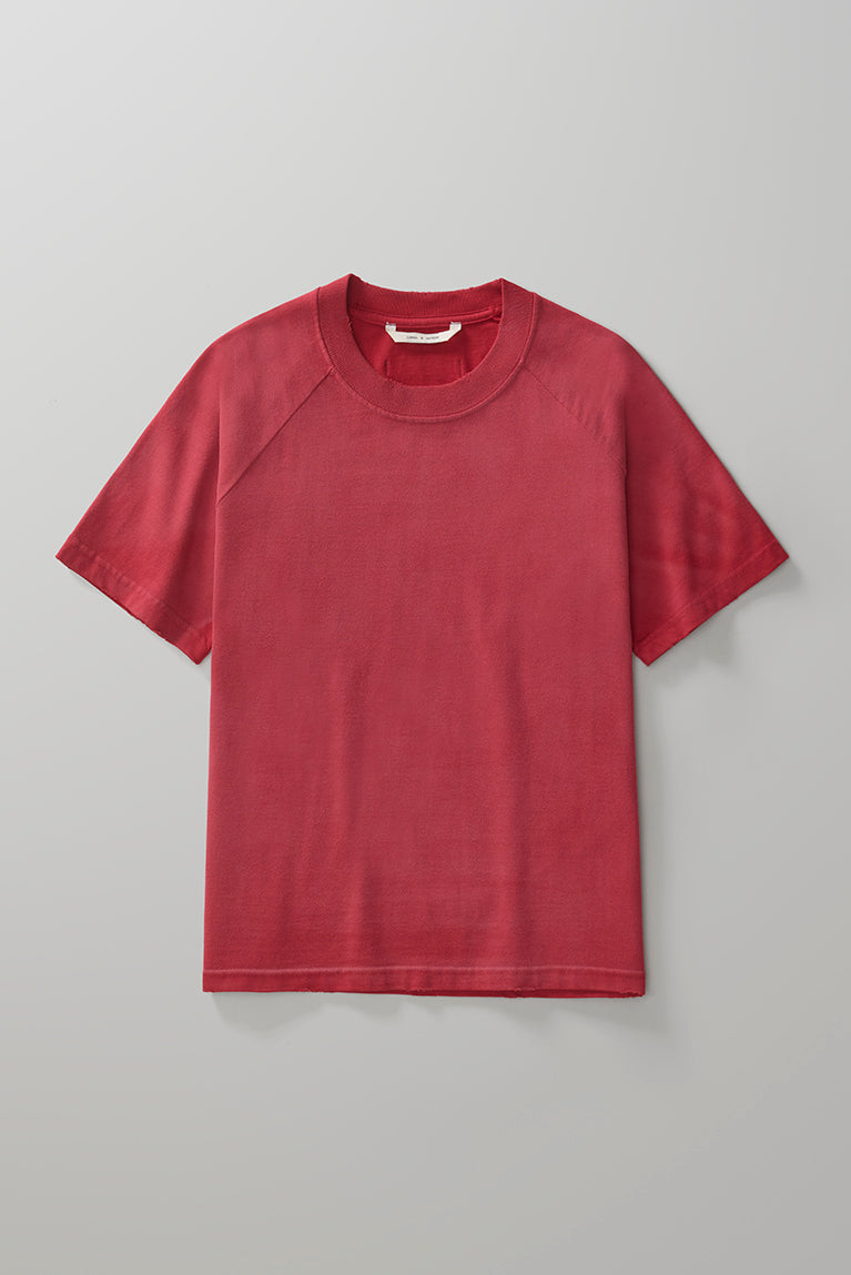 Raglan Label T-shirt - Red