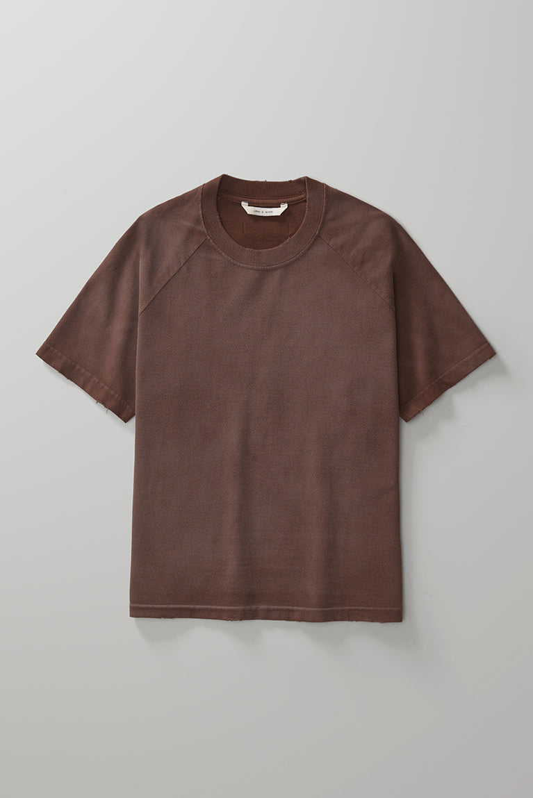 Raglan Label T-shirt - Brown