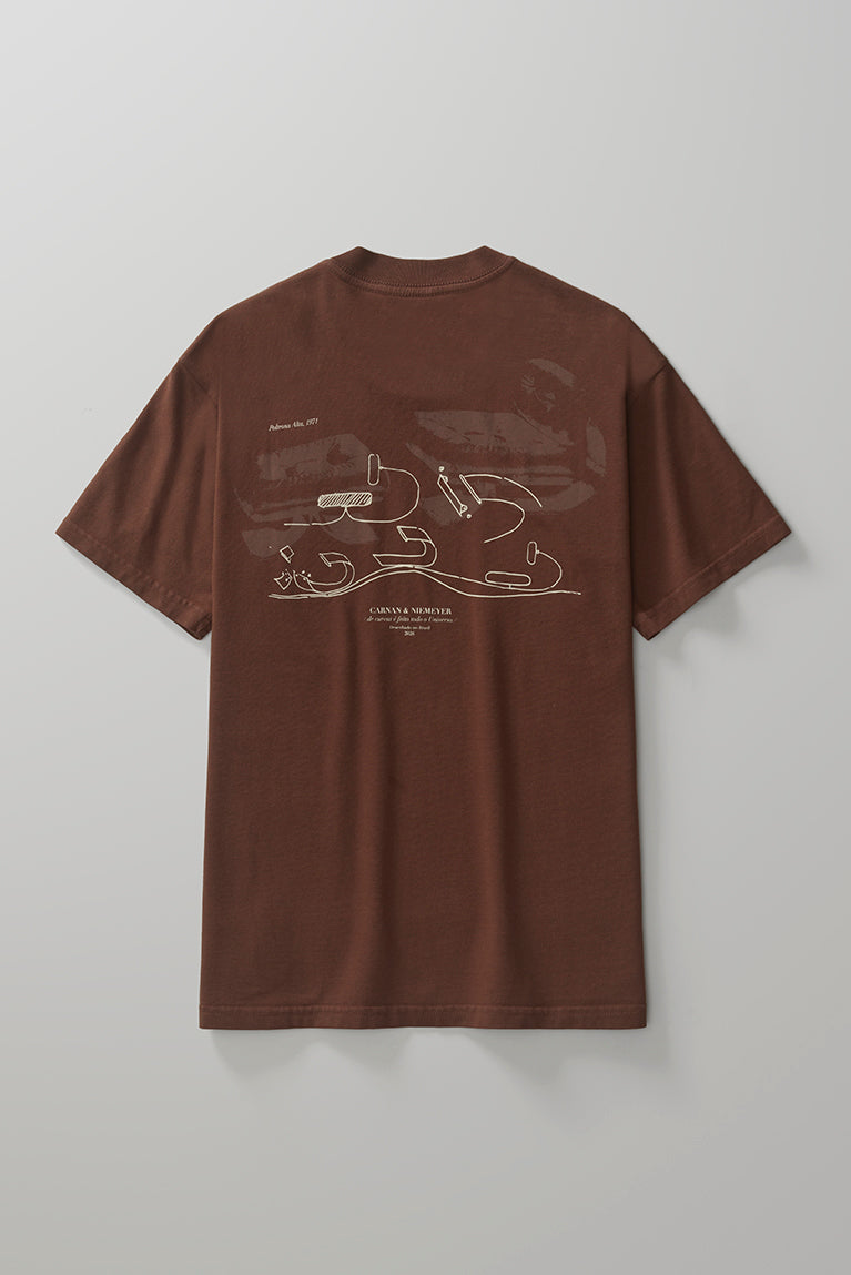 Chair T-shirt - Brown