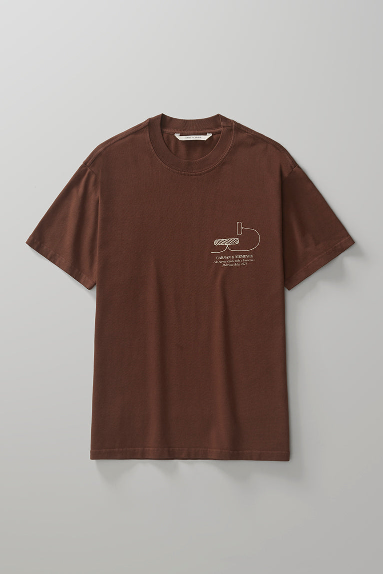 Chair T-shirt - Brown