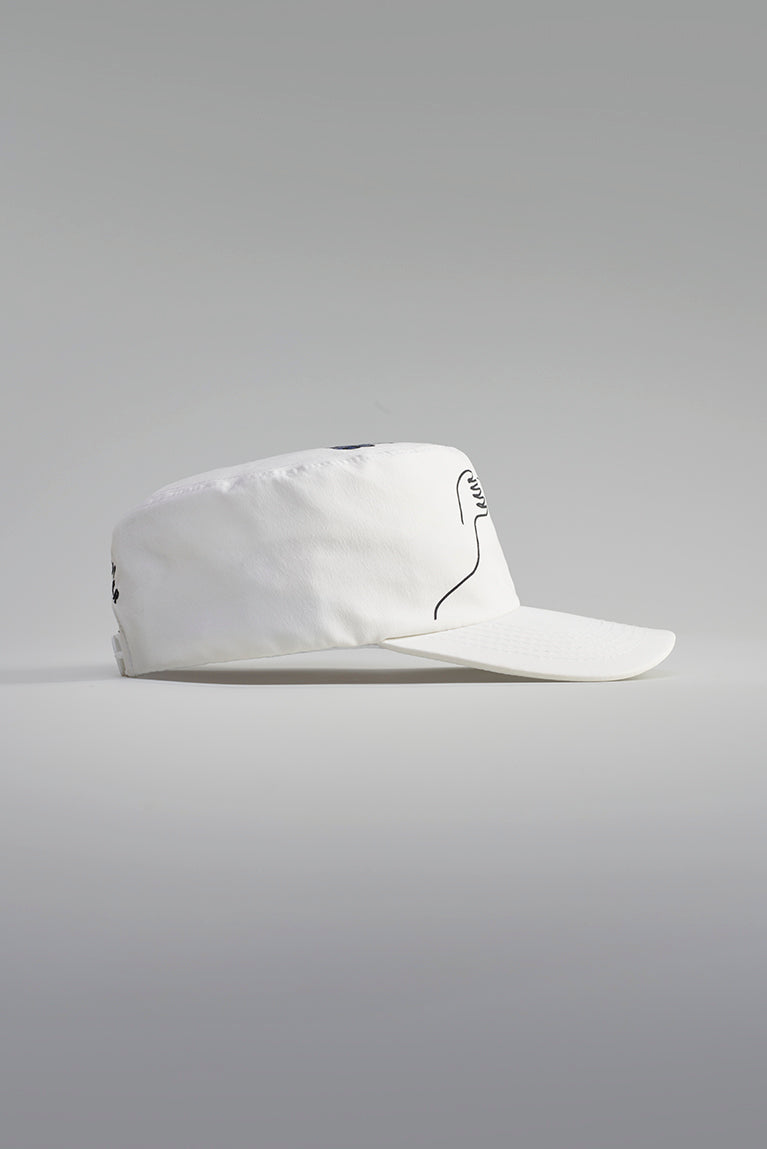 Pillbox Draw Hat - Ivory