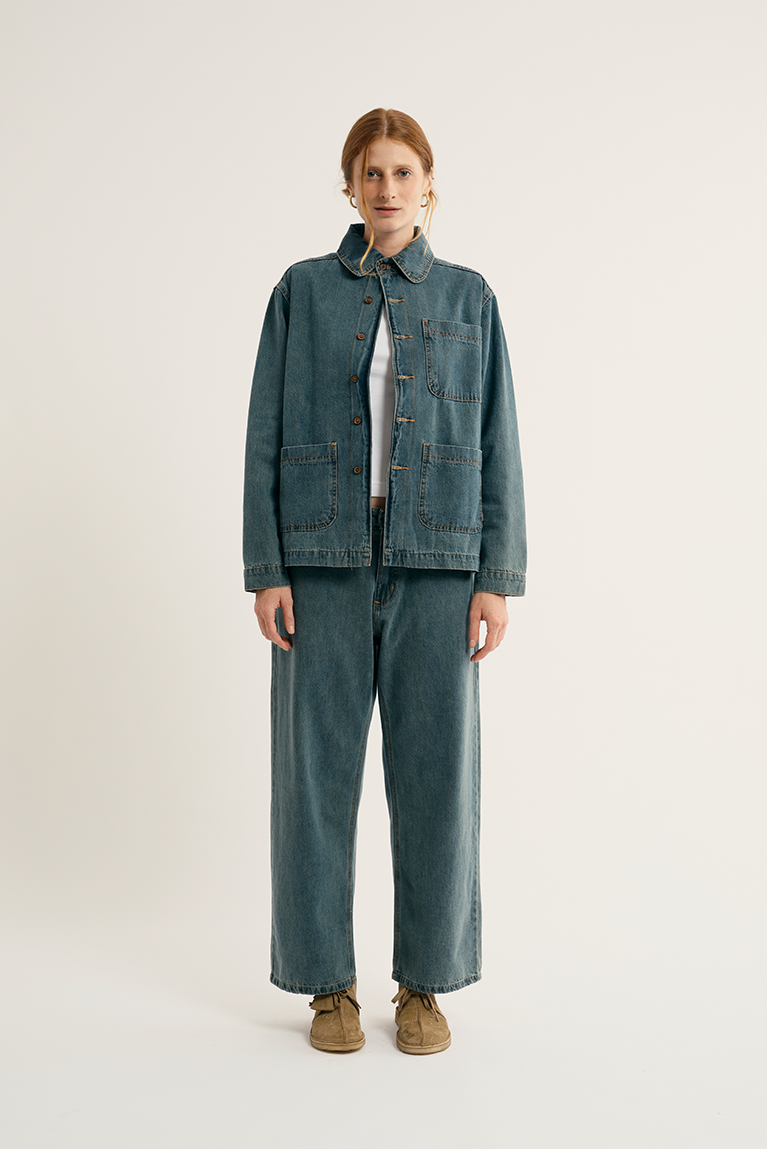 Washed Chore Coat - hover