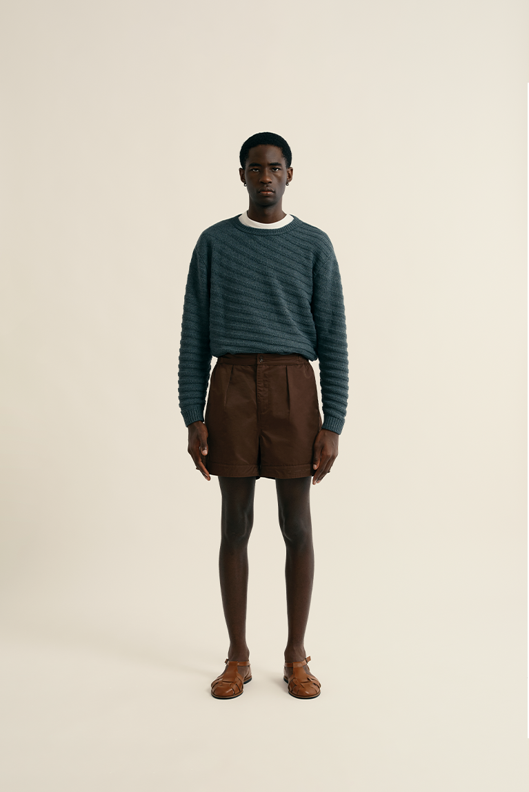 Signature Shorts - Brown - hover
