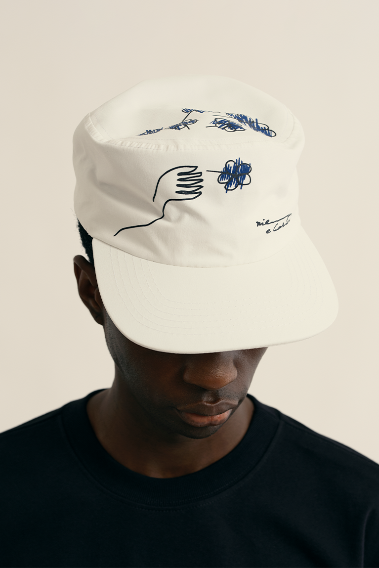 Pillbox Draw Hat - Ivory