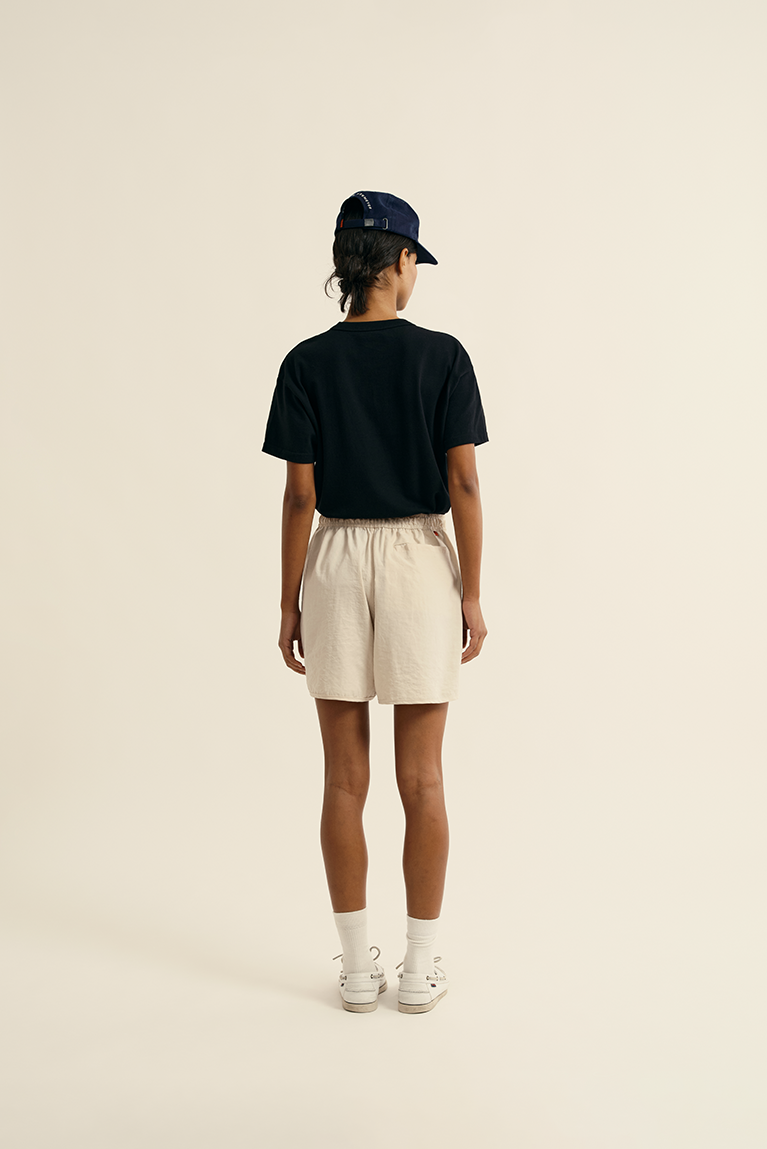 Buttoned Volley Shorts - Off