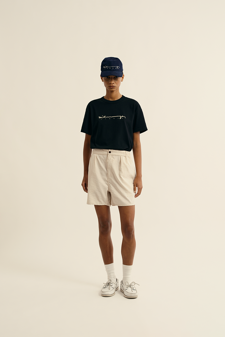 Buttoned Volley Shorts - Off