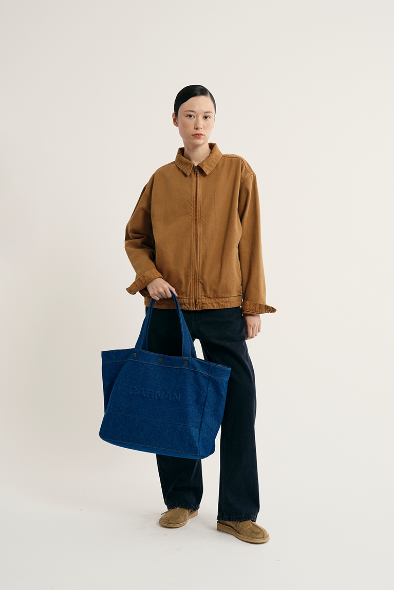 Jeans Tote Bag - Blue