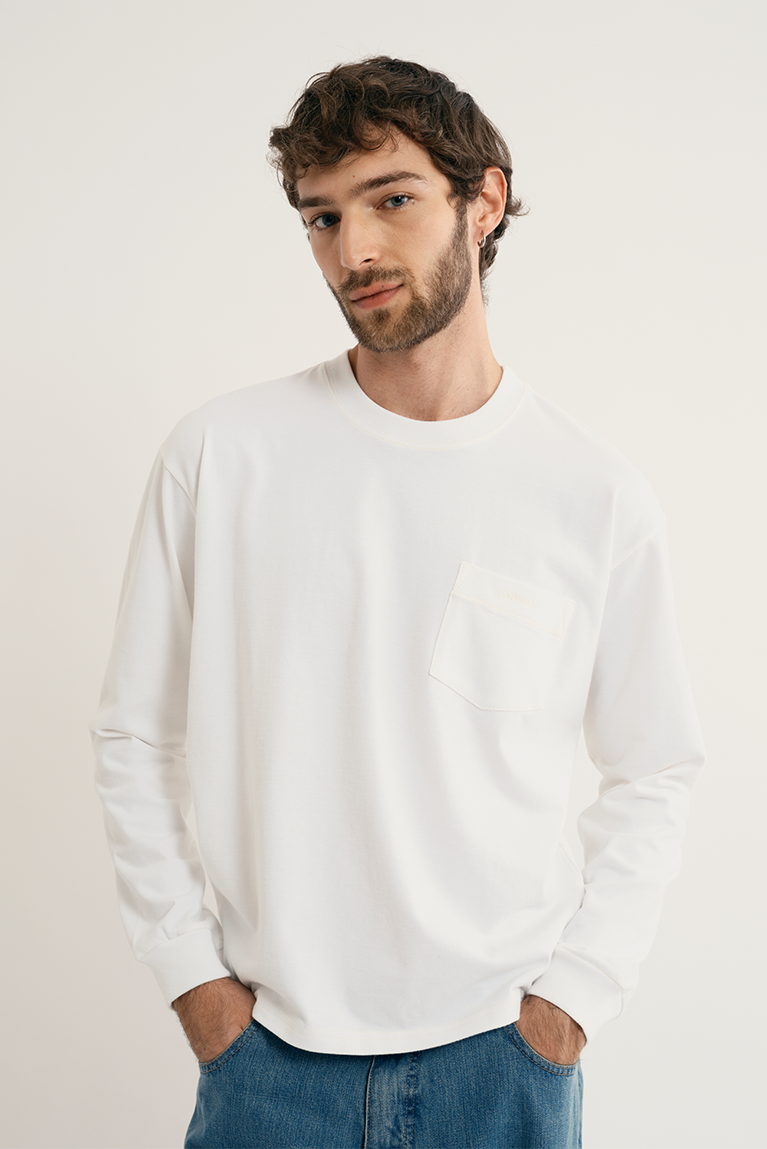 Boxy Premium Long Sleeve - Off