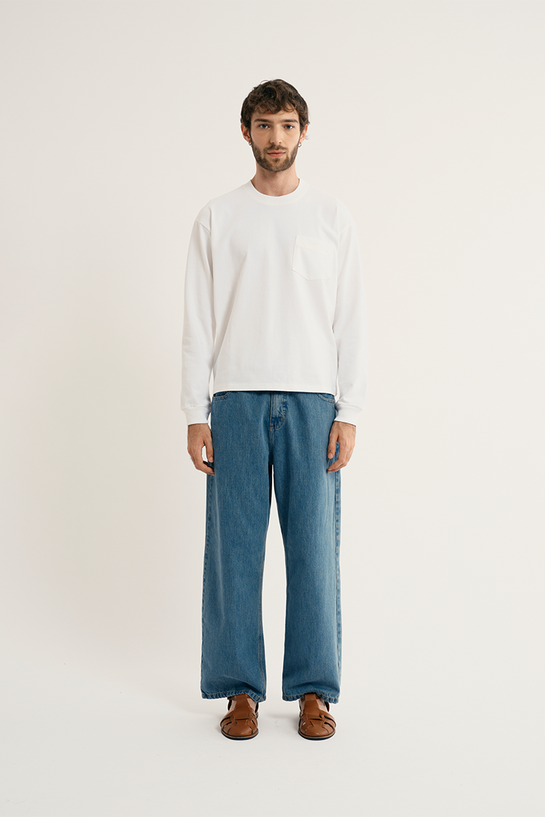 Boxy Premium Long Sleeve - Off